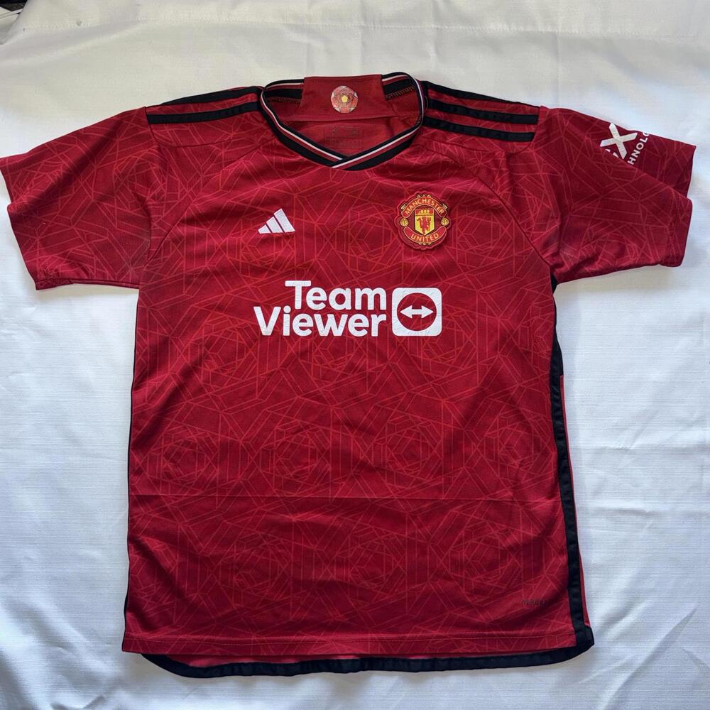 Youth‎ Adidas Manchester United Jersey Soccer 28 Team Viewer Red Soccer FIFA